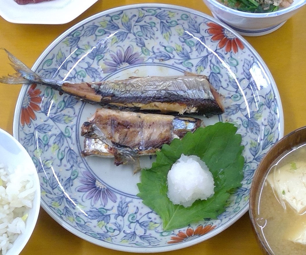 サンマが焼けた！